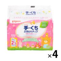 ピジョン 手・くちふきとりナップ 詰め替え（70枚入×2個）4パック | LOHACO by アスクル