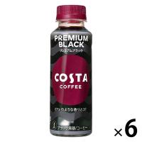 コカ・コーラ コスタコーヒー プレミアムブラック PET温冷兼用  265ml 1セット（6本） | LOHACO by アスクル