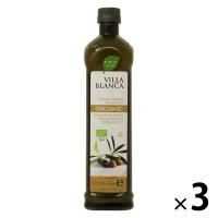スペイン産 ヴィラブランカ オーガニック エクストラバージンオリーブオイル PET 1L（1000ml） 3本 nakato 有機 | LOHACO by アスクル