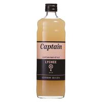 シロップ 割り材 業務用 キャプテン ライチ 瓶 600ml 1本 かき氷 カキ氷 | LOHACO by アスクル
