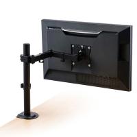 エレコム モニターアーム シングル ロング 【17~32インチ 耐荷重9kg 対応】 DPAWSN01BK 1個 | LOHACO by アスクル