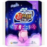 ナプキン 生理用品 特に多い夜用、ショーツ型 XLサイズ ソフィ 超熟睡ショーツ 1パック（4枚） ユニ・チャーム | LOHACO by アスクル