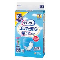 パンツ用尿とりパッド　ライフリー ズレずに安心 うす型紙パンツ専用尿とりパッド  2回吸収　大容量　1箱（68枚×3パック）ユニ・チャーム | LOHACO by アスクル