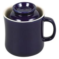 レンジシェフ ご飯も炊けるマグカップ ブルー 1合用 1個 パール金属 | LOHACO by アスクル