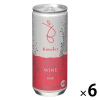 【セール】スパークリングワイン バロークス 缶 タイプ ロゼ ワイン 250ｍｌ 6本 | LOHACO by アスクル
