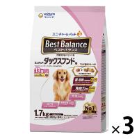 ベストバランス ふっくら仕立て 13歳以上 ミニチュアダックスフンド 1.7kg（284g×6袋入）国産 3袋 ドッグフード 犬用 | LOHACO by アスクル