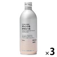 無印良品 香りを楽しむ炭酸水 オレンジ＆カモミール 500ml 1セット（3本） 良品計画 | LOHACO by アスクル