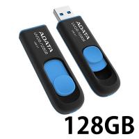 ADATA ＵＳＢ３．０対応スライド式ＵＳＢメモリー　１２８ＧＢ AUV128-128G-RBE 1個 | LOHACO by アスクル