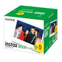 富士フイルム インスタントフィルム instax WIDE 10枚×5パック INSTAX WIDE KR5 1箱（50枚入） | LOHACO by アスクル