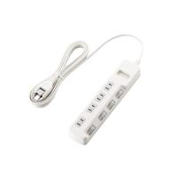エレコム 省エネタップ 個別スイッチ 4個口 3m ホワイト T-E5A-2430WH 1個 | LOHACO by アスクル