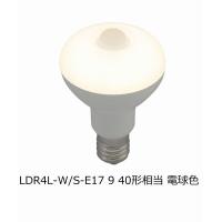 オーム電機 LED電球 レフランプ形 E17 40形相当 人感・明暗センサー付 電球色_ LDR4L-W/S-E17 9 1個 | LOHACO by アスクル