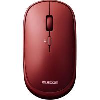 エレコム BlueLEDマウス/薄型/Bluetooth対応/4ボタン/ポーチ付/レッド M-TM10BBRD 1個 | LOHACO by アスクル