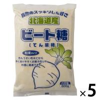 ビート糖（てんさい糖）粉末 北海道産 600g 5個 ポット印 山口製糖 てん菜糖 | LOHACO by アスクル