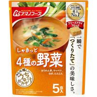アサヒグループ食品 アマノフーズ うちのおみそ汁 4種の野菜 1袋（5食入） | LOHACO by アスクル