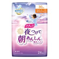 ナチュラ夜つけて朝あんしん 吸水パッド 吸水パッド  30cc  24枚:（1パック×24枚入）エリエール 大王製紙 | LOHACO by アスクル