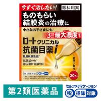 ロートクリニカル抗菌目薬i 0.5ml×20本 ロート製薬 ★控除★ ものもらい 結膜炎 使い切り 目のかゆみ【第2類医薬品】 | LOHACO by アスクル