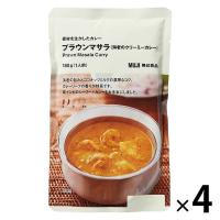 無印良品 素材を生かしたカレー プラウンマサラ（海老のクリーミーカレー） 180g（1人前） 1セット（4袋） 良品計画（イチオシ） | LOHACO by アスクル