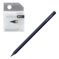 メタルペンシル metacil（メタシル）本体+替芯セット ネイビー（本体1本＋替芯 1本）サンスター文具 削らない鉛筆 金属鉛筆 | LOHACO by アスクル