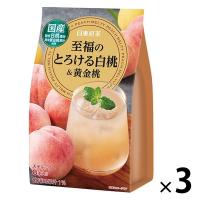 【スティック】三井農林 至福のとろける白桃＆黄金桃 1セット（24本：8本入×3個） | LOHACO by アスクル
