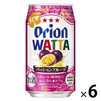 チューハイ 酎ハイ サワー オリオン WATTA (ワッタ) パッションフルーツ 缶 350ml 6本 | LOHACO by アスクル