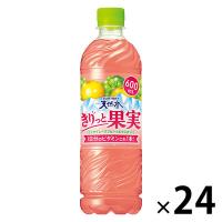 サントリー天然水 きりっと果実 ピンクグレープフルーツ＆マスカット 600ml 1箱（24本入） | LOHACO by アスクル