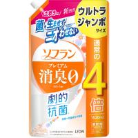 ソフラン プレミアム消臭 柔軟剤 アロマソープの香り 詰め替え ウルトラジャンボ 1520mL 1個 ライオン【リニューアル】 | LOHACO by アスクル