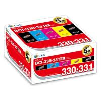 キヤノン（Canon）用 互換インク HBC-331+330/5MP （BCI-331+330/5MP互換） 1パック（5色入） 1個 | LOHACO by アスクル