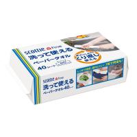 【セール】スコッティ ファイン 洗って使えるペーパータオル 40シート 1個 日本製紙クレシア | LOHACO by アスクル