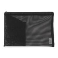 無印良品 ナイロンメッシュケース ポケット付き B6サイズ用 黒 良品計画 | LOHACO by アスクル