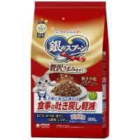 銀のスプーン 贅沢うまみ仕立て 食事の吐き戻し軽減フード お魚づくし 国産 800g（小分けパック4袋入）キャットフード 猫 ドライ | LOHACO by アスクル