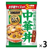 江崎グリコ DONBURI亭 3食パック中華丼 1セット（9食） | LOHACO by アスクル