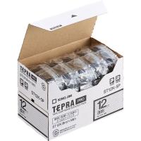 テプラ TEPRA PROテープ スタンダード 幅12mm 透明ラベル(黒文字) ST12K-5P 1セット（5個入） キングジム | LOHACO by アスクル