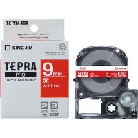 テプラ TEPRA PROテープ スタンダード 幅9mm 赤ラベル(白文字) SD9R 1個 キングジム | LOHACO by アスクル
