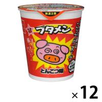 ブタメンとんこつ味 12個 おやつカンパニー | LOHACO by アスクル