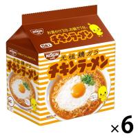 日清食品 日清チキンラーメン5食パック インスタントラーメン 袋麺 1セット（1個（5食入）×6） | LOHACO by アスクル
