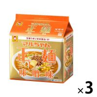 マルちゃん正麺　味噌味　5食パック×3 | LOHACO by アスクル