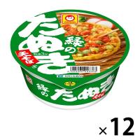 東洋水産　マルちゃん 緑のたぬき天そば　東　1セット（12個）和風カップめん | LOHACO by アスクル