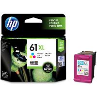 HP インクジェットカートリッジ HP61 3色カラー（増量） CH564WA　 | LOHACO by アスクル