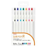 ゲルインクボールペン サラサ R 0.4 7色セット JJS29-R1-7C 1セット（7色入）ゼブラ | LOHACO by アスクル