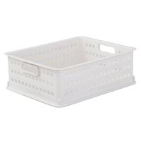 収納ケース asバスケット#2 Mサイズ アイボリー JEJ | LOHACO by アスクル