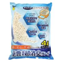 スーパーキャット システムトイレ用 猫砂 重曹効果の超消臭サンド 国産 4L 1袋 | LOHACO by アスクル