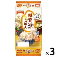 テーブルマーク 糖質25％オフごはん 150g×3食入 1セット（3個） パックご飯 | LOHACO by アスクル