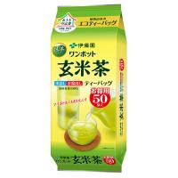 【水出し可】伊藤園 ワンポット 抹茶入り玄米茶 （エコティーバッグ）1袋（50包） | LOHACO by アスクル