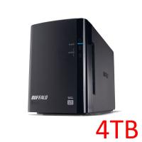 バッファロー ミラーリング機能搭載外付けHDD HD-WL4TU3/R1J 4TB ブラック 1台 | LOHACO by アスクル