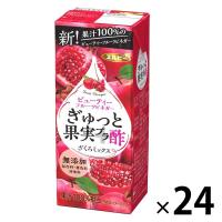 エルビー ぎゅっと果実+酢 ざくろミックス 200ml 1箱（24本入） | LOHACO by アスクル