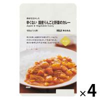 無印良品 素材を生かした 辛くない 国産りんごと野菜のカレー 180g（1人前） 1セット（4袋） 良品計画（イチオシ） | LOHACO by アスクル