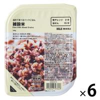 無印良品 温めて食べるパックごはん 雑穀米 180g（1人前） 1セット（6個） 良品計画 | LOHACO by アスクル