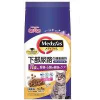 メディファス 猫 11歳から 下部尿路の健康維持 チキン味 国産 1.5kg（250g×6袋）1袋 キャットフード ドライ | LOHACO by アスクル