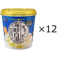 ひかり味噌 カップスープはるさめ 海鮮白湯 12個 | LOHACO by アスクル