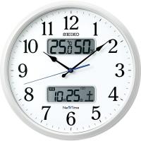 セイコータイムクリエーション ハイブリッド電波掛時計 ZS250W 1個 | LOHACO by アスクル